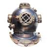 TAL The Antique's Lab 18" Antique Scutter Brown Scuba Diving Nautical Helmet - Maritime Ship's Decorative Helmet Collectible Replica decor gift Item view 1
