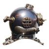 TAL The Antique's Lab 18" Antique Scutter Brown Scuba Diving Nautical Helmet - Maritime Ship's Decorative Helmet Collectible Replica decor gift Item view 3