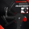 2-in-1 Upgrade Bicep Tricep Curl Machine with Foot Pedal and Adjustable Seat, Plate Loaded Preacher Curl Bench Seated Arm Isolated, Bicep Curl and Triceps Extension Machine for Home Gym Workout view 3