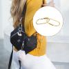 4 Pcs Brass Screw Lock Keychain, Durable Brass Screw Lock Clip Key Chain Ring Durable Simple Brasss Keychain Holder Brasss Key Ring Simple Style Car keychains for Men Women Christmas Gifts, Gold view 4