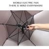 Large Compact Golf Umbrella, UPF 50+ UV Umbrella for Sun Protection, with Built In Fan And Mister Spray, Long Handle Umbrella For Rain Sun Umbrella UV Protection Windproof Waterproof Umbrella (Pink) view 4