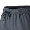 Maiyifu-GJ Mens Workout Athletic Shorts Lightweight Bodybuilding Training Shorts Elastic Waistband Casual Running Short Pants (Grey,Large) view 2