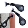 EXCLURA Wing Chun Dummies with Sucker, Taekwondo Martial Arts Training Device with Spring, Wall Mount Wing Chun Wooden Dummy Kicking Pads(Color:2 pcs) view 1