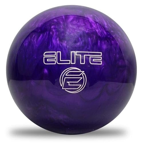 ELITE Star Polyester Bowling Ball - Customizable with Basic Drilling & Engraving Options - Great for Spare Shooting, League, Straight Bowlers - Beginner Entry Level (Purple Pearl, 9 lbs)