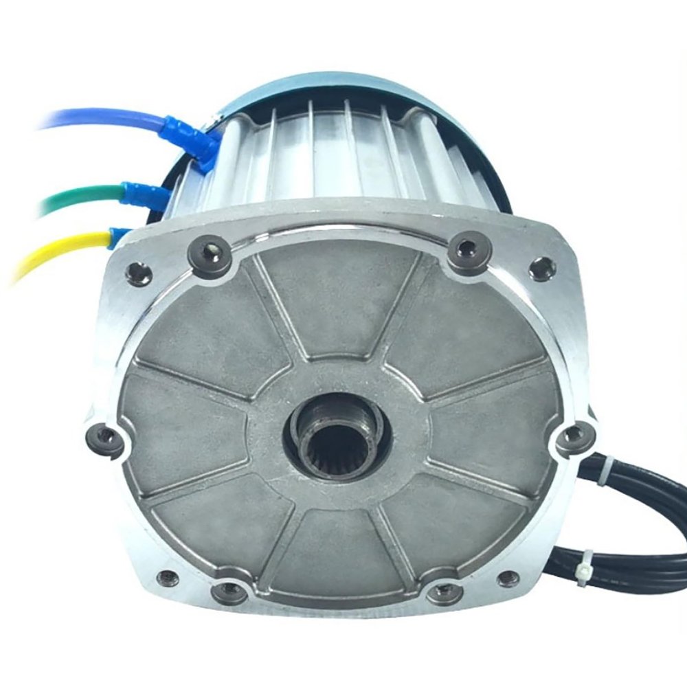 ZHOZHUT 1200W-3000W Electric Brushless Motor Tricycle Motor 60V / 72V High-Power, High-Speed Motors, Semi-Convex Shaft 18-Tooth Motors for DIY Electric Tricycle and Quadricycle,2200w72v,3200RPM