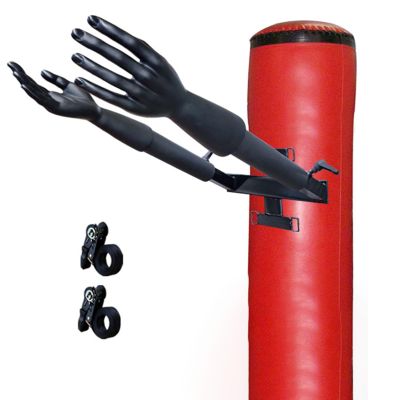 EXCLURA Wing Chun Dummies 2 Arms Kong Fu Trainer, Portable Wing Chun Martial Arts Dummy, Wing Chun Wooden Dummy Trainer for Sandbag/Soft Object(Color:Double arms)
