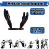 EXCLURA Wing Chun Dummies 2 Arms Kong Fu Trainer, Portable Wing Chun Martial Arts Dummy, Wing Chun Wooden Dummy Trainer for Sandbag/Soft Object(Color:Double arms) view 3