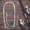 POPETPOP Coiled Elastic Fishing Lanyard -Lost Safety Tether for Fishing Rods High Elasticity and Wear-Resistant for Outdoor Use view 4