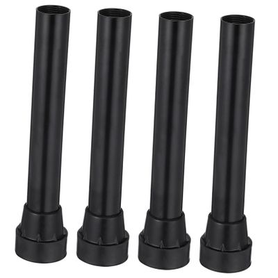 BESPORTBLE 4pcs Replacement Trampoline Leg 8inch, Stainless Steel Trampoline Leg Tube with Covers Pad Universal Jump Bed Leg Mini Trampolines Bounce Part
