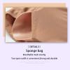 ALEPXS Safety Certification Women Fake Buttock Panties, Net Yarn Hip Enhancer Underwear, with Adjustable Butt Pad(Color:Black,Size:Medium) view 2