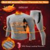 romision Thermal Underwear Long Johns for Men Fleece Lined Base Layer Cold Weather Hunting Gear Bottom and Top Set view 2
