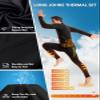 romision Thermal Underwear Long Johns for Men Fleece Lined Base Layer Cold Weather Hunting Gear Bottom and Top Set view 4