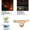 ALEPXS Safety Certification Men's Hiding Gaff Panty Camel Toes Shaping Thong for Transgender Crossdressing Crossdresser Cosplay(Color:Black,Size:L/Large) view 3