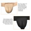 ALEPXS Safety Certification Men's Hiding Gaff Panty Camel Toes Shaping Thong for Transgender Crossdressing Crossdresser Cosplay(Color:Black,Size:L/Large) view 4