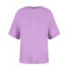Elbow Length Tops for Women Oversized Striped Shirts Casual Crew Neck Half Sleeve Tunic Tops Womens Blouses Summer Tops for Women 2024 Oversized Tshirts for Women, Purple, Large view 4