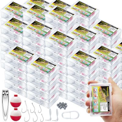 yasuwekik Mini Fishing Kits Bulk for Kids Small Survival Fishing Kit Portable Fishing Tackle Fishing Accessories Fishing Gear with Case for Beginner Christmas Shoebox Stocking Stuffer Gift (72)