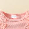 Betadog Baby Girl Lace Romper Bodysuit Outfits for Birthday photoshoot photography Gift Girl Lace (RD1, 9-12 Months) view 2