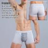 ALEPXS Safety Certification Men's Magnetic Therapy Underwear British Health Care Pants Strong Soft Panties Boxer Shorts(Color:Black,Size:XXL-XXLarge) view 3