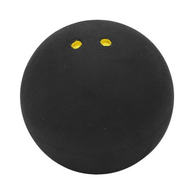 RiToEasysports Double Yellow Dot Tournament Squash Ball, 37mm Trainning Squash Ball for Beginner Competition Training