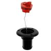 VANZACK Lid Replacement Locking Gas Cap for Boat Oil Cover Easy Install Stylish Black Red Design view 1