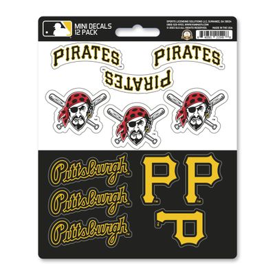 FANMATS 39347 Pittsburgh Pirates Mini Decal 12-pk