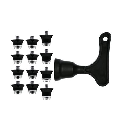 NineFit Basics Metal Soccer Shoe Studs for Enhanced Performance, No Storage Box, 13mm 16mm