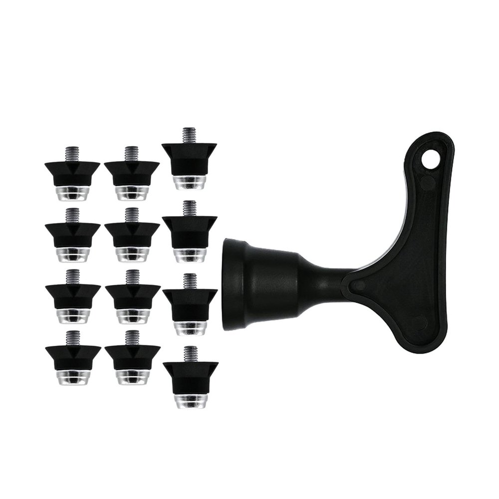NineFit Basics Metal Soccer Shoe Studs for Enhanced Performance, No Storage Box, 13mm 16mm