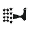NineFit Basics Metal Soccer Shoe Studs for Enhanced Performance, No Storage Box, 13mm 16mm view 1
