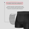 ALEPXS Safety Certification Men's Functional Underwear Magnetic Therapy Boxer 3 Packs Elastic Breathable Panties(Size:L/Large) view 3