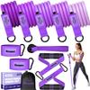 Ayombo Resistance Bands with Handles for Women, Exercise Bands Set for Physical Therapy Yoga Pilates, 5 Level Workout Bands for Working Out with Door Anchor, Home Gym Fitness Equipment view 1