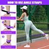 Ayombo Resistance Bands with Handles for Women, Exercise Bands Set for Physical Therapy Yoga Pilates, 5 Level Workout Bands for Working Out with Door Anchor, Home Gym Fitness Equipment view 3