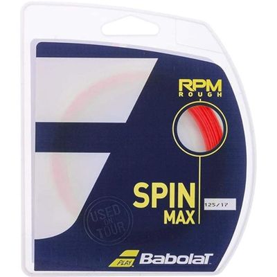 Babolat RPM Rough 16g Fluorescent Red Tennis String (4 Sets)