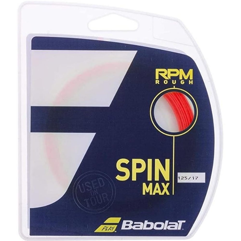 Babolat RPM Rough 16g Fluorescent Red Tennis String (4 Sets)