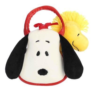 Aurora Adorable Peanuts Fancy Pal Snoopy Stuffed Animal - Officially Licensed Toys for All Snoopy Fans - Nostalgic Gift for Adults and Birthday Celebrations - White 8 Inches