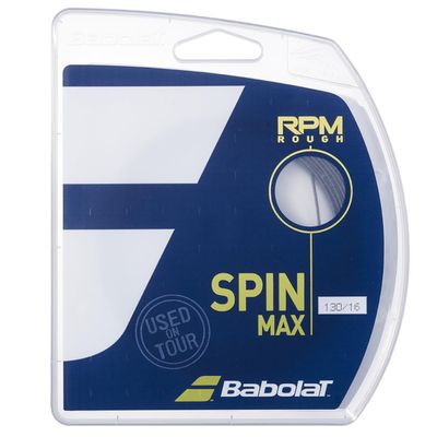Babolat RPM Rough 16g Dark Grey Tennis String (6 Sets)