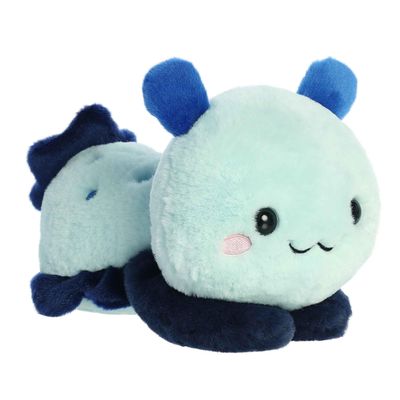 Aurora Playful Too Cute Seela Sea Slug Stuffed Animal - Adorable Characters for Imaginative Play - Perfect for Birthdays, Adults and Kids All Ages - Blue 9 Inches