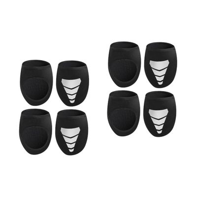 HANABASS 4pairs Neoprene Cycling Overshoes Women Shoe Covers Reflective Strip for Safe Night Riding