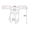 NineFit Basics Heavy Bag Ceiling Hook Mount Hanging Sand Bag Bracket Exersice MMA Training, 13x8cm, Black view 3