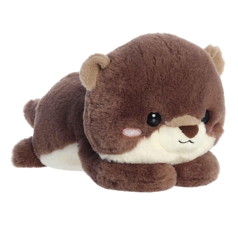 Aurora Playful Too Cute Oddie Otter Stuffed Animal - Adorable Characters for Imaginative Play - Perfect for Birthdays, Adults and Kids All Ages - Brown 9.5 Inches