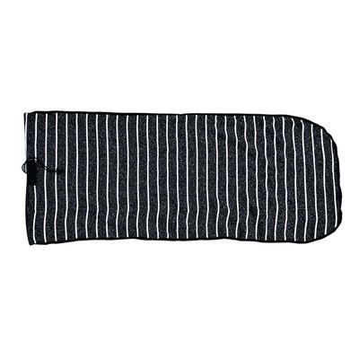NineFit Basics Surfboard Cover for Shortboards - Protective Bag for 6ft Boards, 55 x 136cm, Black+White