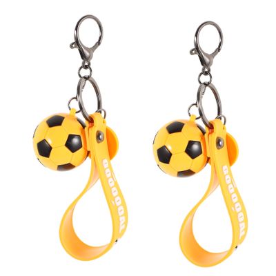 ANDRESLAD 2pcs Football Keychain Pendant Lightweight Soccer Design Keyring for Bag Keys Charm for Teens and Boys and Girls for Soccer