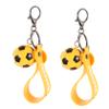 ANDRESLAD 2pcs Football Keychain Pendant Lightweight Soccer Design Keyring for Bag Keys Charm for Teens and Boys and Girls for Soccer view 1
