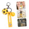 ANDRESLAD 2pcs Football Keychain Pendant Lightweight Soccer Design Keyring for Bag Keys Charm for Teens and Boys and Girls for Soccer view 2