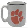Boelter Brands Large Extra Thick 15oz Speckled Vintage Diner Campfire Coffee Mug NCAA Team Logo (Clemson Tigers) view 1
