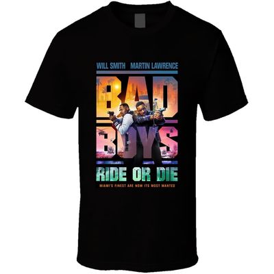 Bad Boys Ride Or Die Movie Fan T Shirt 3XL Black