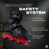 Flying Eagle F4 Raven Freeskates - Inline Skates Adult, Inline Speed Skates for Adults, Outdoor Roller Skate, Rollerblading, Skating Shoes, Rollerskates Adult - Black Fire, Men's Size: 5 US / 36 EU view 3
