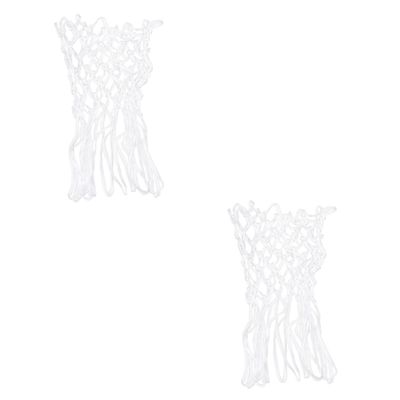 SUPVOX 2pcs Sports Basketball Nets Nylon Basketball Net Replacement Heavy Duty Fits Rims