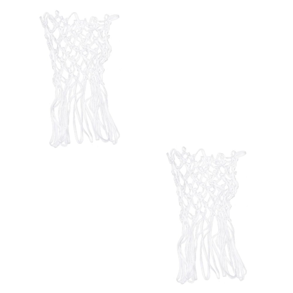 SUPVOX 2pcs Sports Basketball Nets Nylon Basketball Net Replacement Heavy Duty Fits Rims