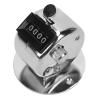 Sonew Sturdy Stainless Steel Hand Tally Counter, Manual 4-Digit Counting Tool, Ideal for Workshop Inventory and Crowd Statistics view 3
