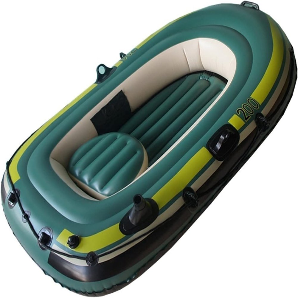 CukUJH Double Inflatable Set with Aluminium Paddle Air Pump and High Output Power 4 Kayaks Water Sports